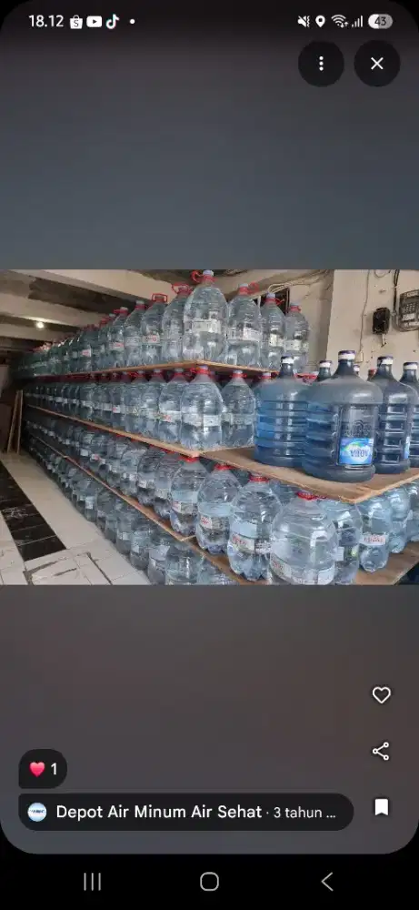 DICARI ADMIN OPERASIONAL DI DEPOT AIR MINUM