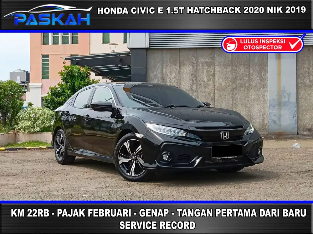 HATCH BACK KM=22k TAX=2027 BUNGA=5% Civic E Hatchback 2020 Nik 2019