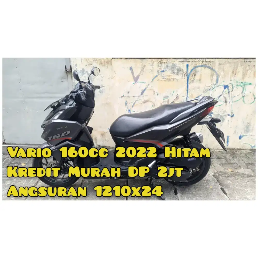 Vario 160cc 2022 Hitam CBS Full Original