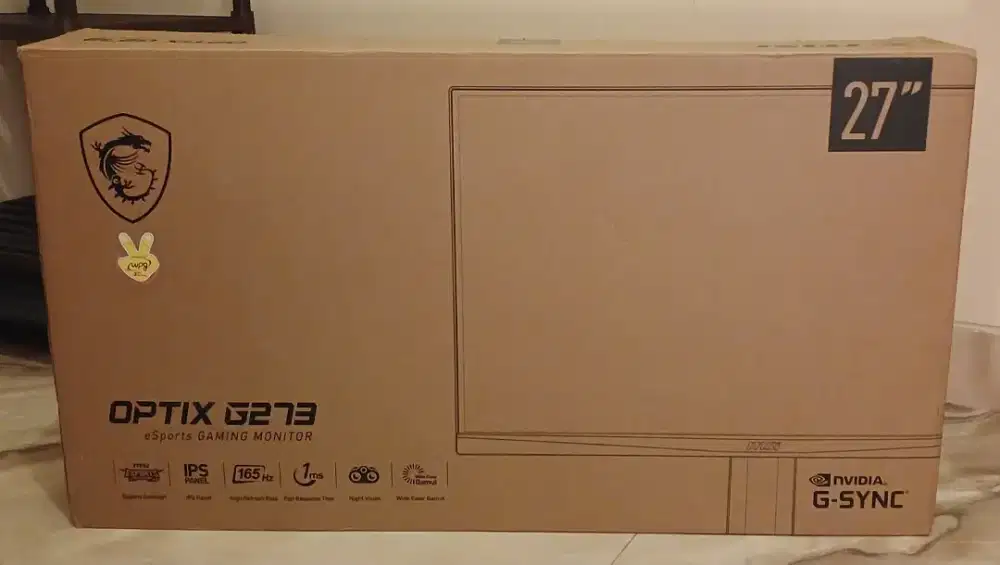 Monitor MSI Optix G273 27inch 165Hz FHD