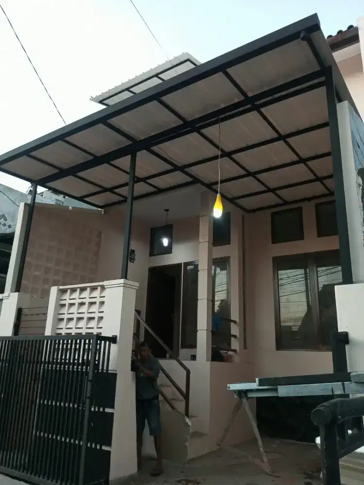 KANOPI MINIMALIS ALDERON SINGLE LAYER