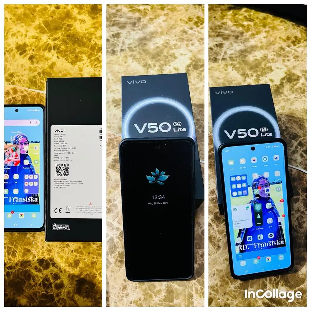 Vivo v50 lite baru 1 bulan
