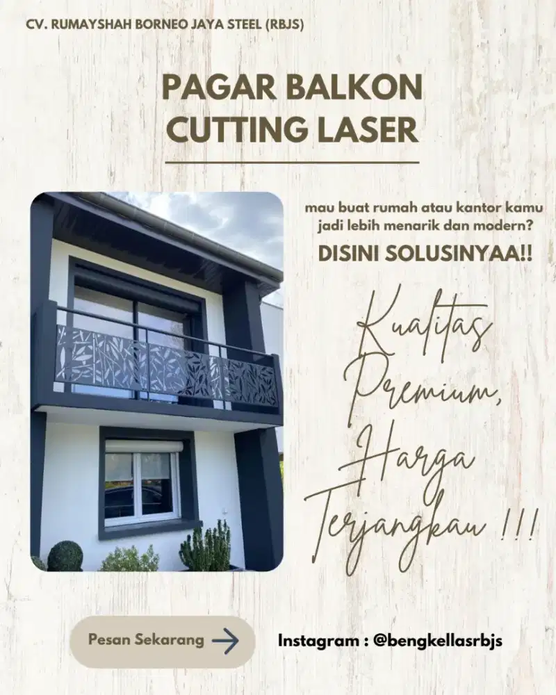 PAGAR BALKON CUTTING LASER