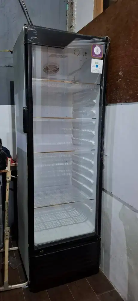 Showcase Sharp 250FS kulkas jualan Sharp 250FS 5 bulan pakai