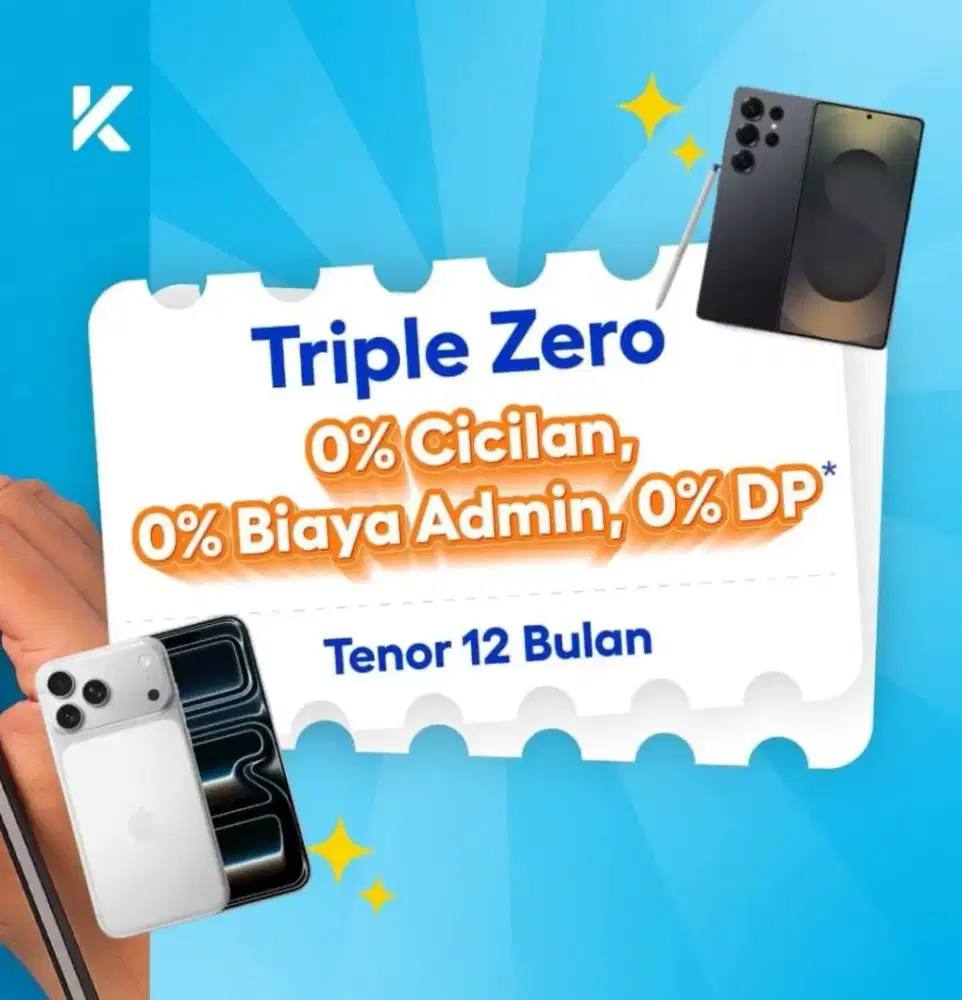 Promo iPhone 17 Promax cicilan 0% by kredivo