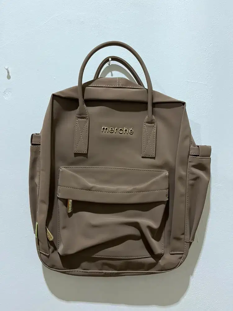TAS WANITA MERCHE BREE MOCCA B3 LIKE A NEW BAG BARU SEKALI DICOBA