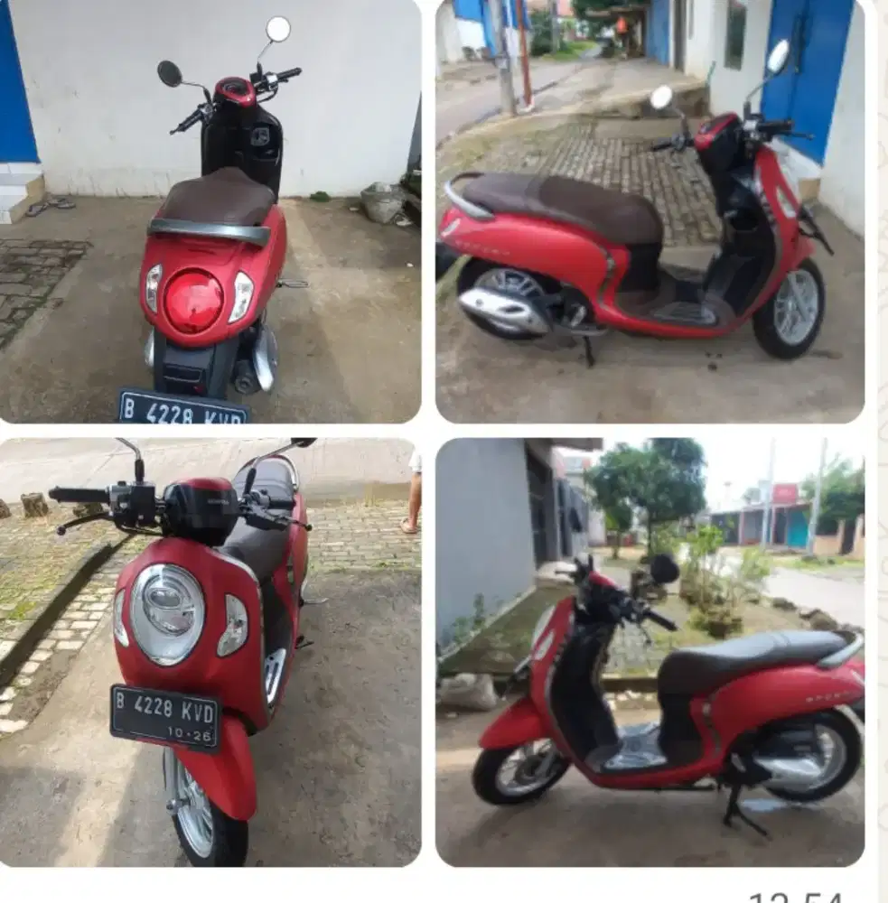 Dijual cepat scoopy stylish 2021 matte red