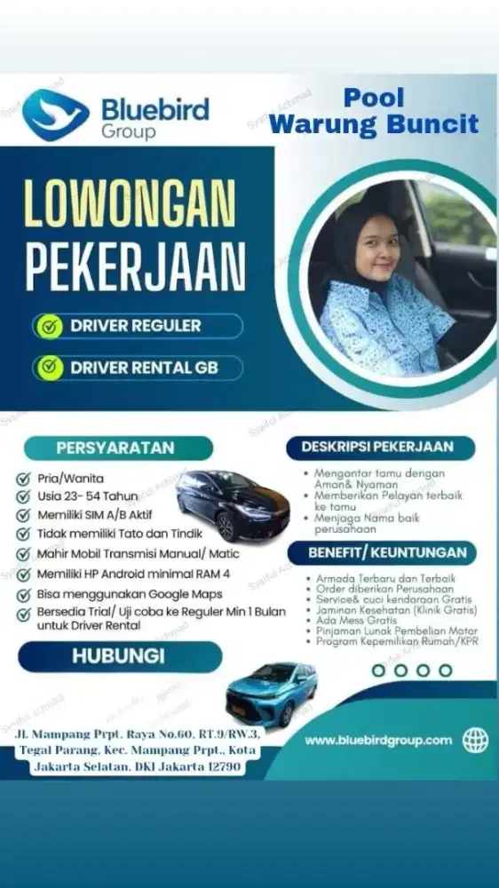 Driver taksi reguler & listrik