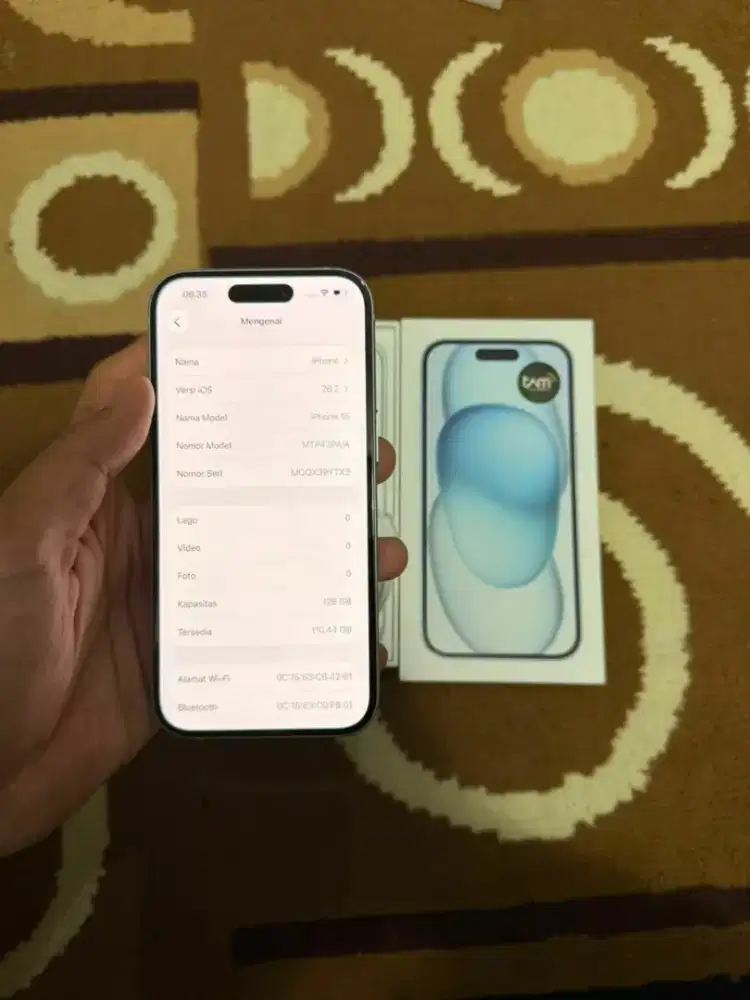 15 basic 128GB garansi ibox