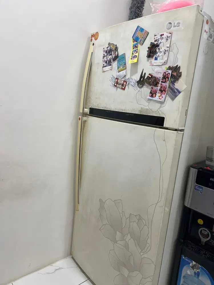 jual cepat kulkas LG dingin beku normal jumbo