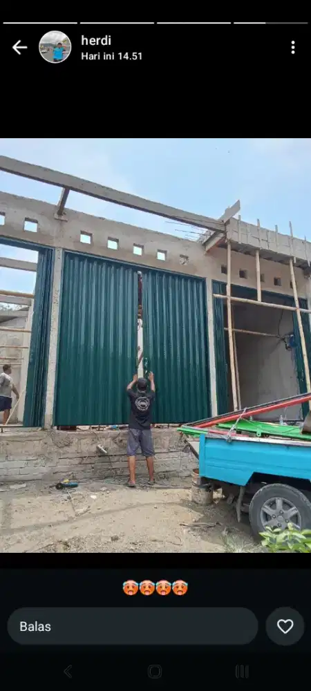 Tukang rolling door folding gate termurah