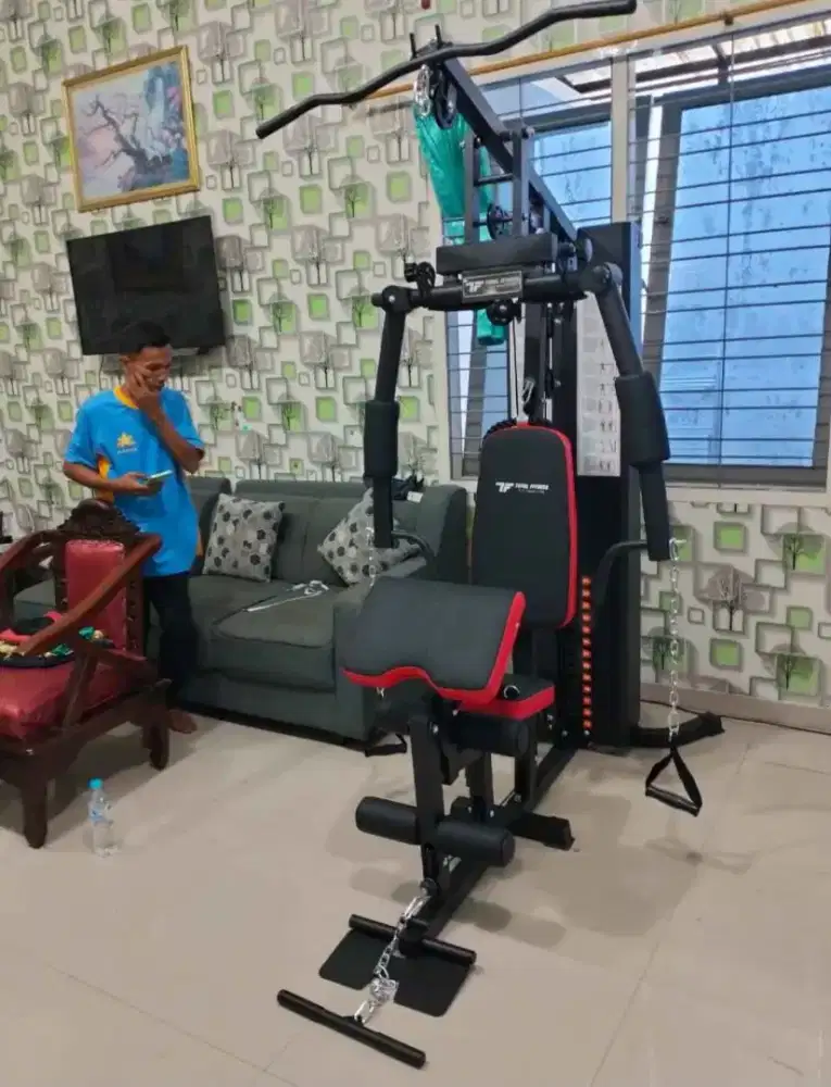 HOME GYM CHEST PLAT TLHG 006 ALAT FITNESS MULTIFUNGSI
