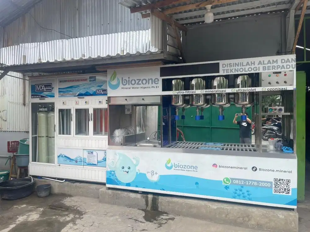 Dijual mesin depot air stainless dan aluminium