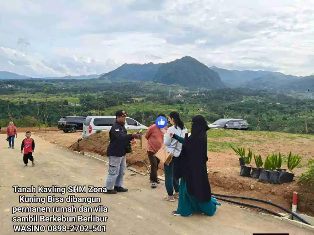 jual cepat Kavling villa View indah mulai 700 ribuan permeter Include SHM