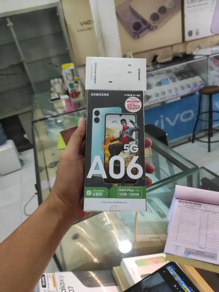 Berminat silahkan WA Samsung Galaxy A06 5G 6/128 Garansi resmi 1thn