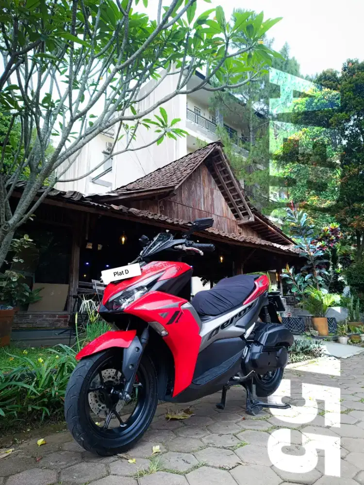 Aerox 2021 Connected Merah Mulus Motor Rawatan