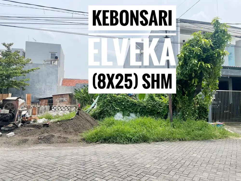 Tnh (8x25) di Kebonsari elveka Gayungsari