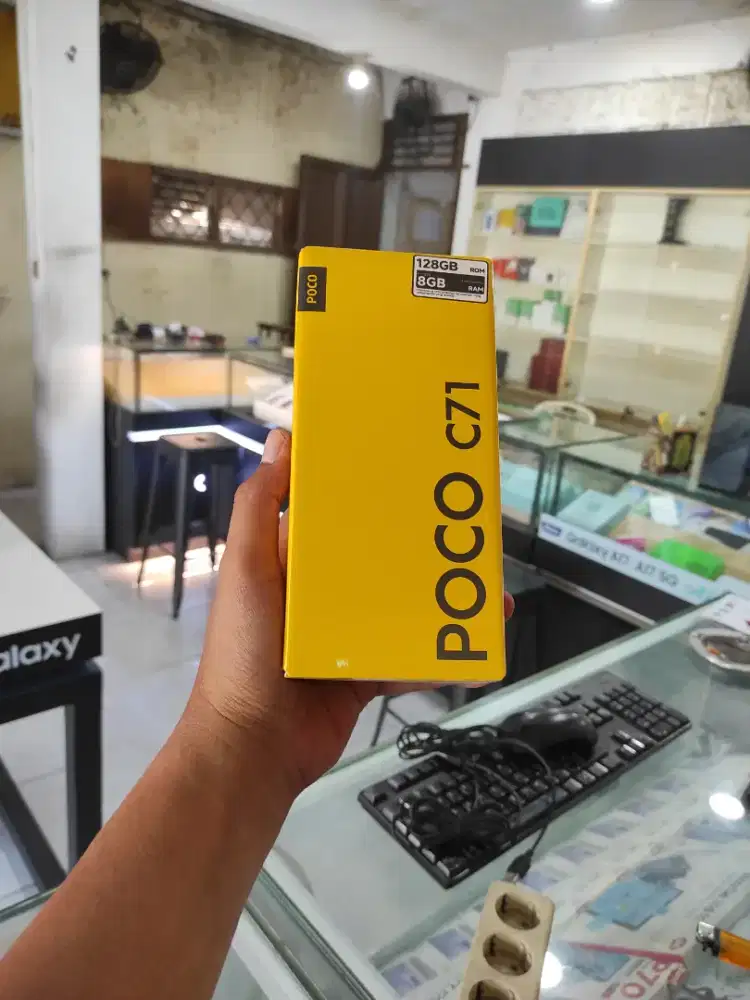 Berminat silahkan WA Poco C71 4+4/128 Garansi resmi 15bln