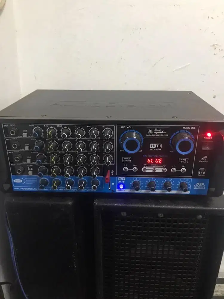 Karaoke Amplifier BLACK SPIDER KA996