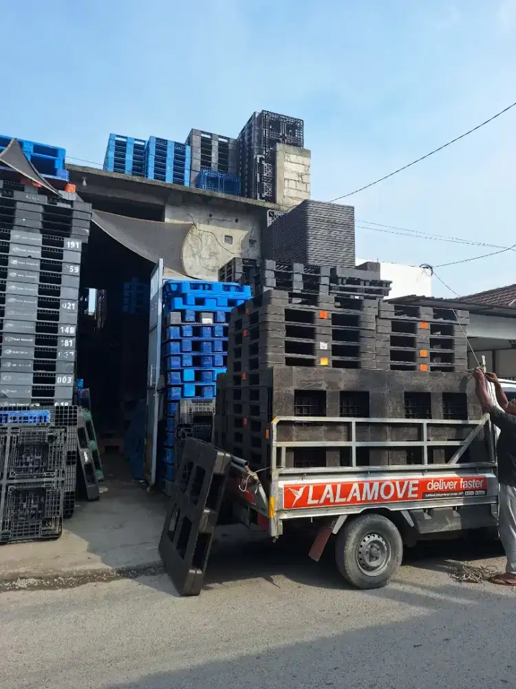 Pallet Plastik Second Like New