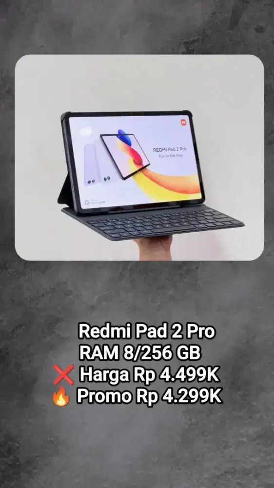 REDMI PAD 2 PRO 8/256 PROMO TABLET TERMURAH DIJOGJA