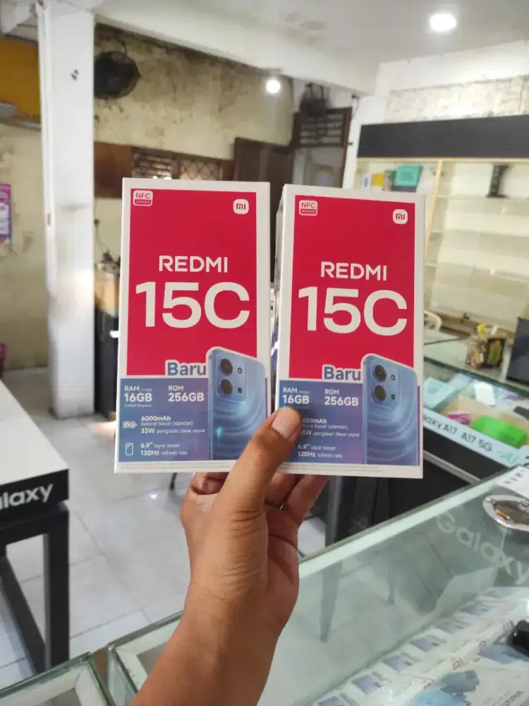 Berminat silahkan Waa Xiaomi Redmi 15C NFC 8+8/256 Garansi resmi 15bln