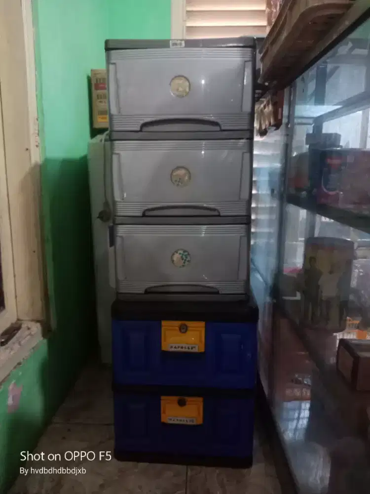 Lemari pakaian plastik 2 pcs