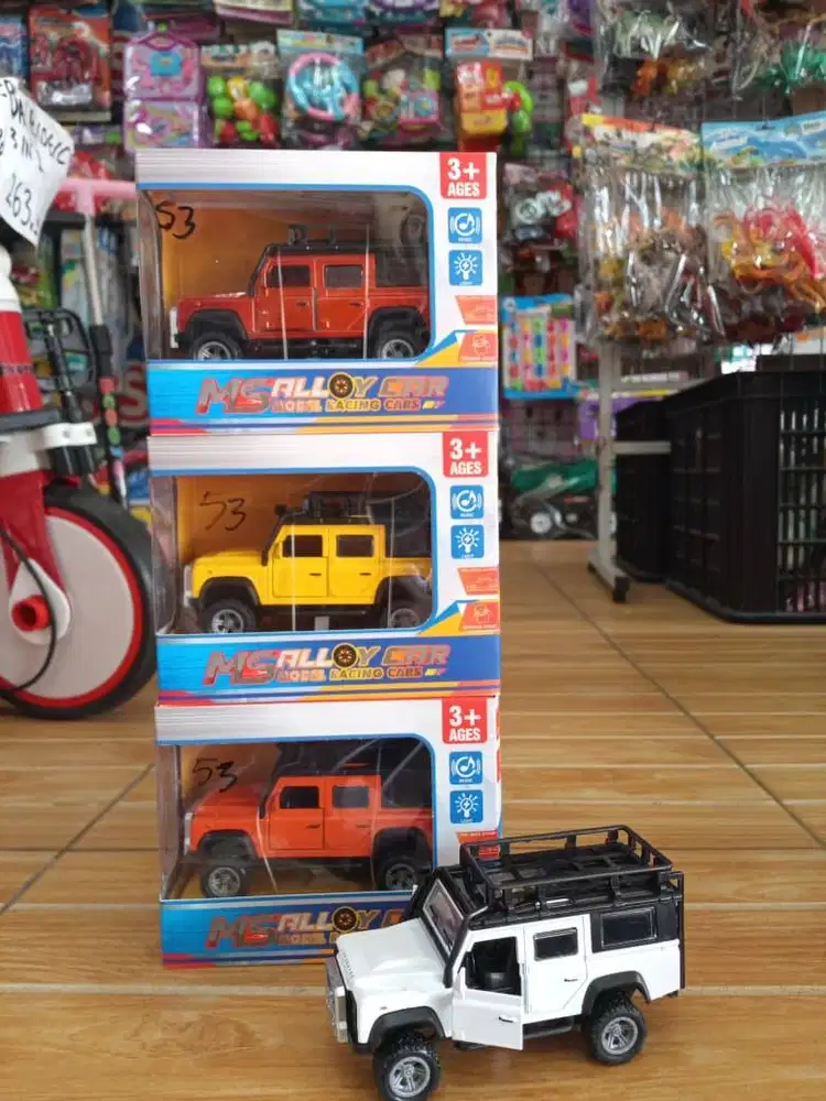 mainan anak diecasttt mobill bunyi dan nyala lampu