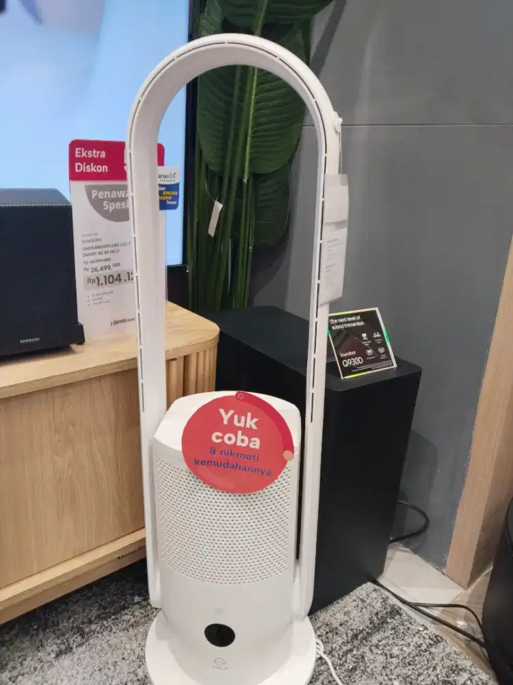 KELS 2 IN 1 AIR PURIFIER WHITE