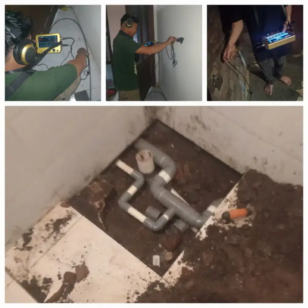 Jasa deteksi pipa bocor akurat 100% dan bergaransi
