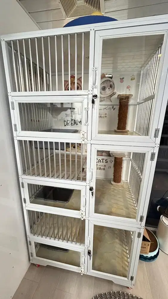 Kandang Kucing Susun 3 Ruang Kamar