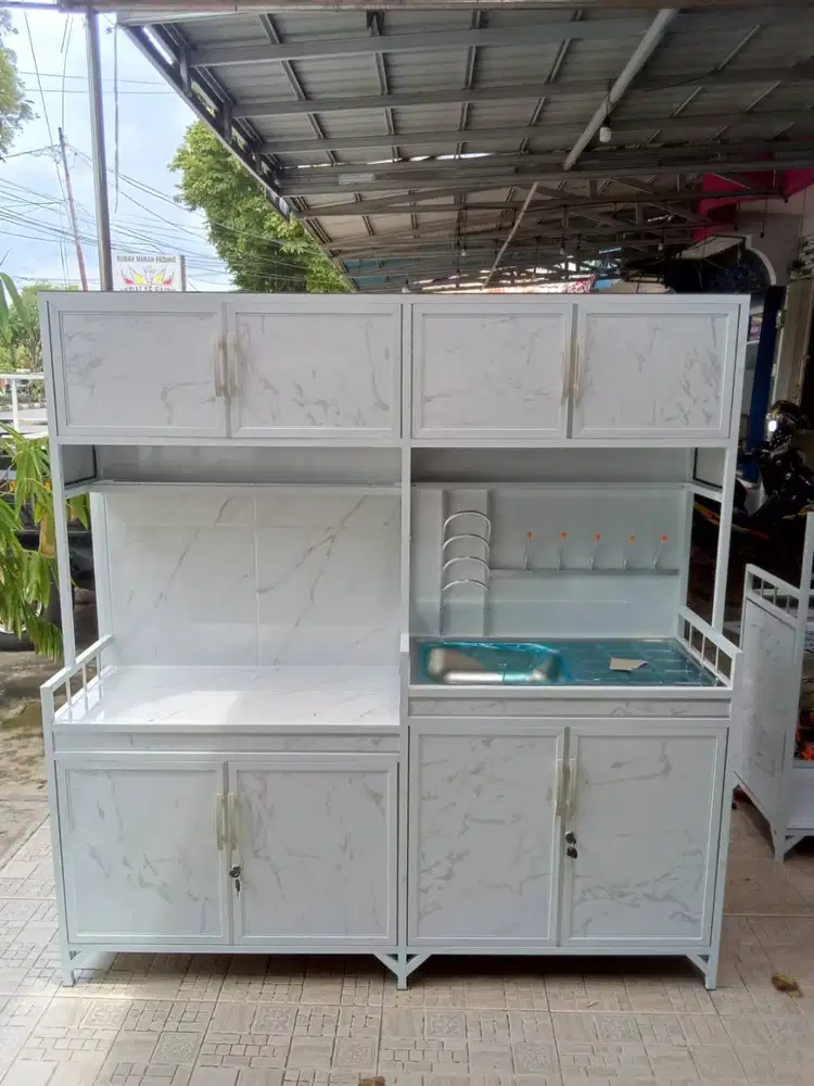 PROMO KITCHEN SET WASTAFEL 4 PINTU BAHAN ACP SALE TERLARIS