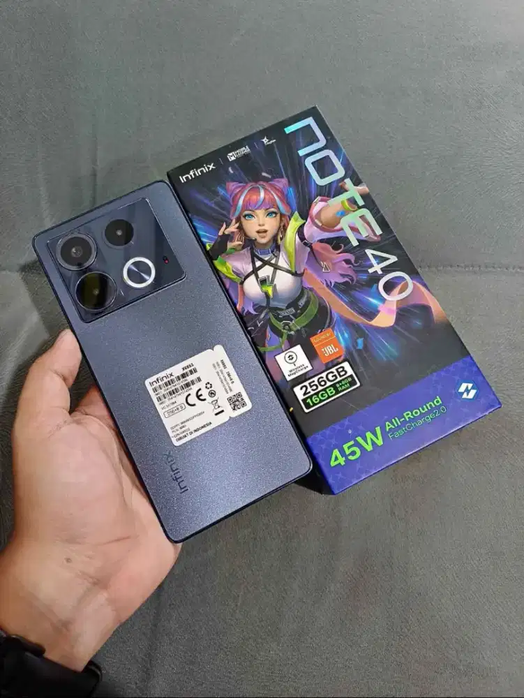 Infinix Note 40 8/256GB Mulus Lengkap