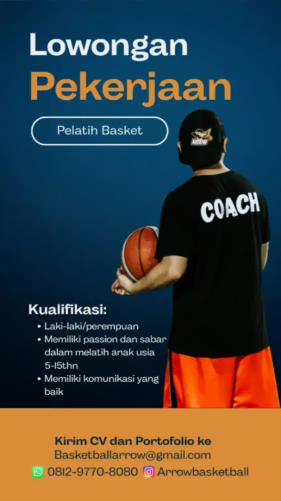 Dicari pelatih bola basket