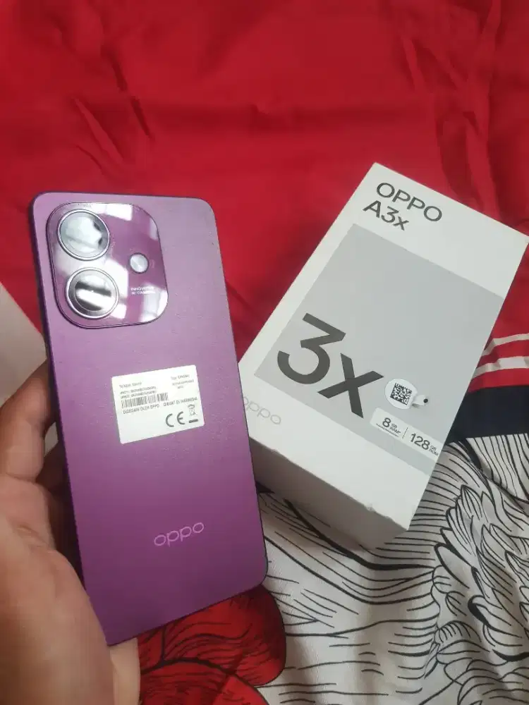Oppo a3x ram 4/64 komplit no minus siap reset