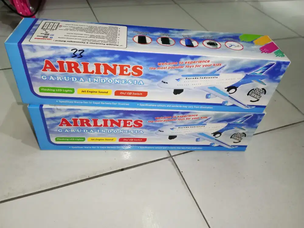 Mainan Anak Pesawat Batre