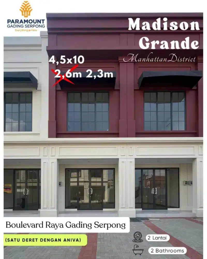 RUKO MADISON SQUARE GADING SERPONG