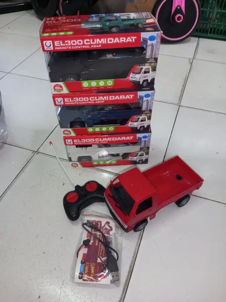 Mainan Anak Rc Pickup Cas asap