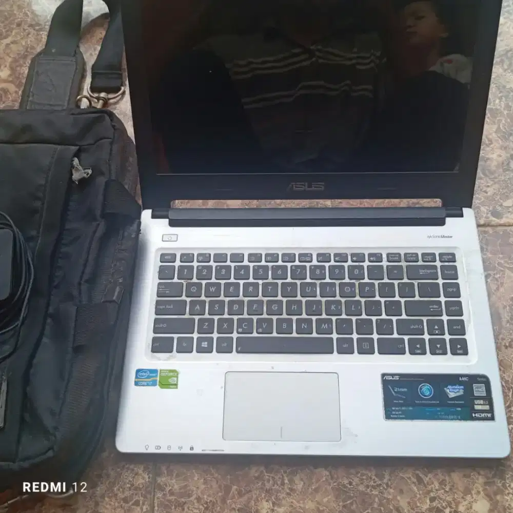 Laptop Asus A46CB 14 intel i7 Bekas