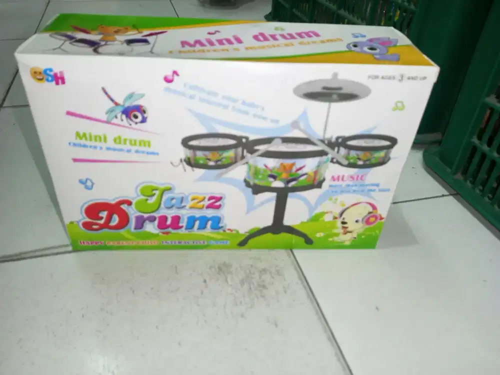 Mainan Anak Drum Sett Jazz kecil