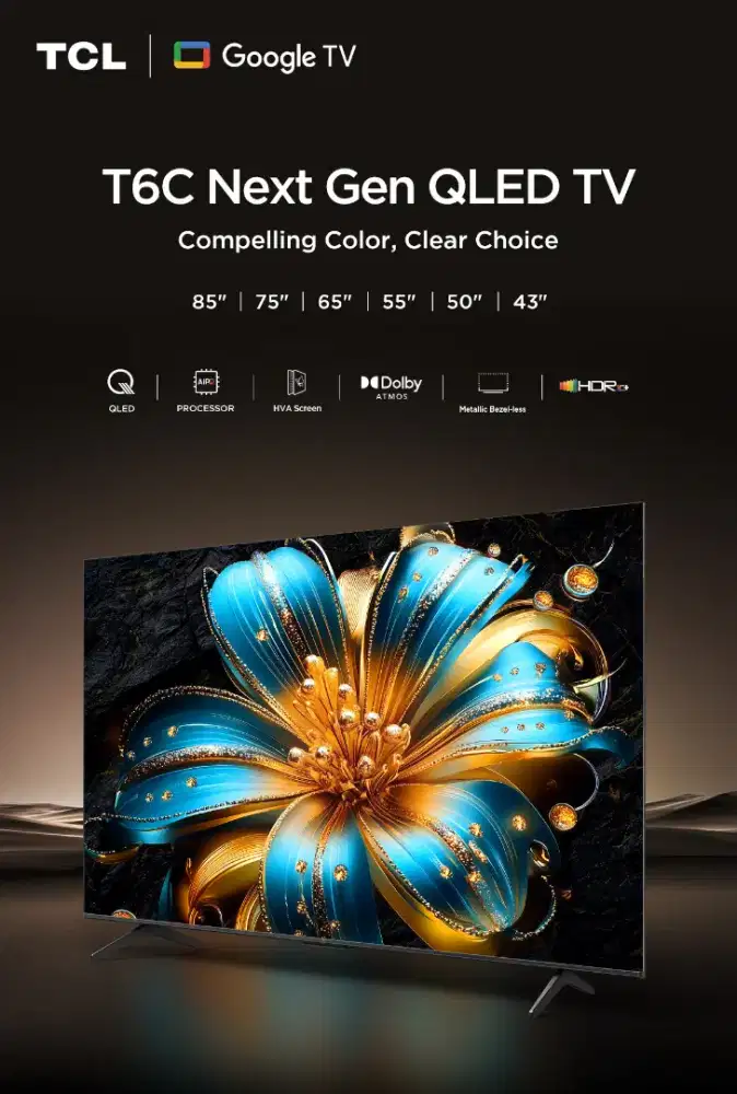TCL QLED TV 50 inch 50T61C