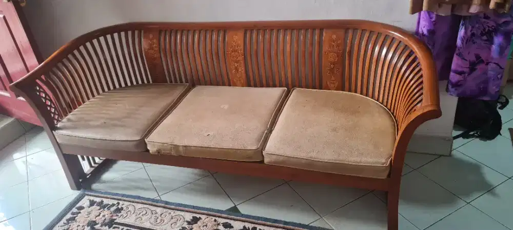 4 Kursi Tamu Kayu Jati