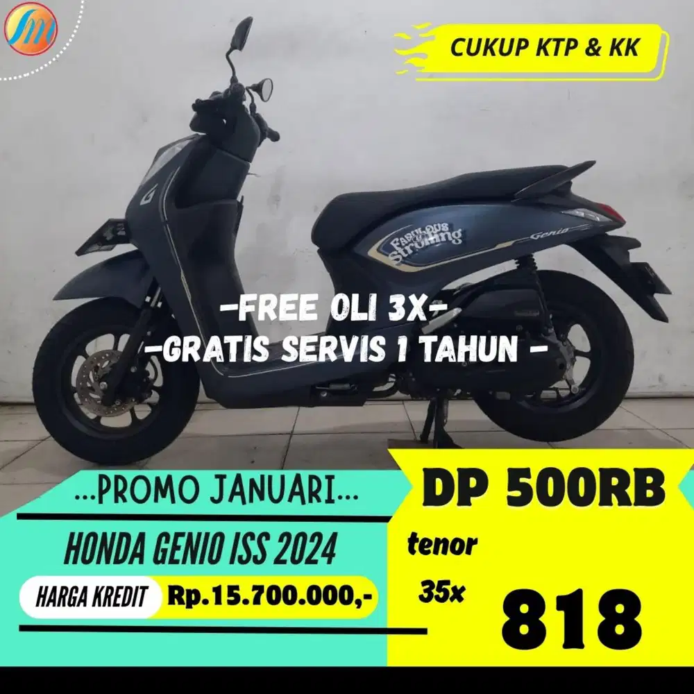 DP 500RIBU HONDA GENIO ISS 2024 ANGSURAN SANGAT RINGAN BERGARANSI