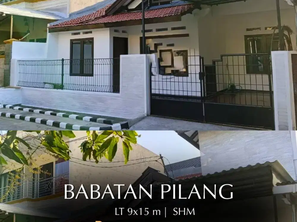 Rumah di Jual Babatan Pilang Surabaya