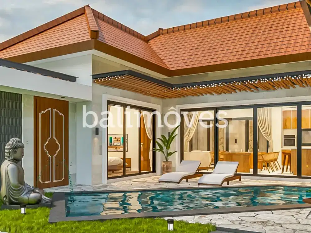 Off Plan Villa Menawan dengan 3 Kamar Tidur di Sanur