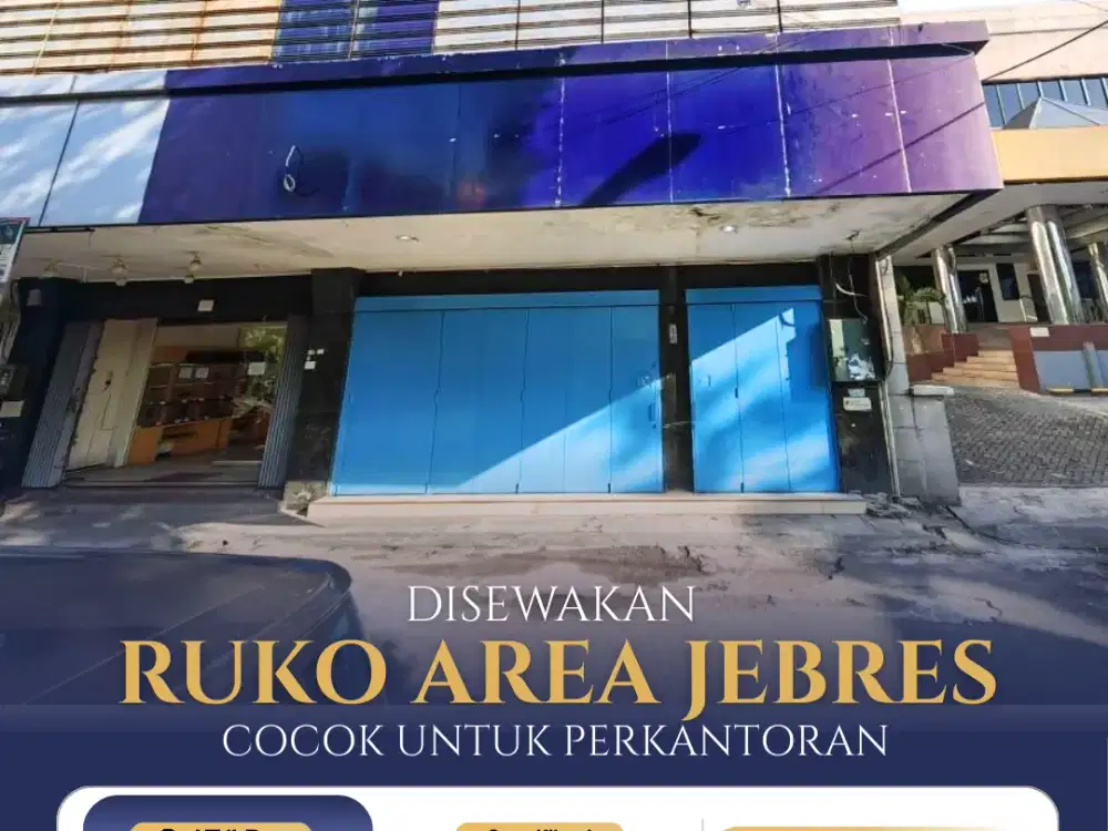 Ruko Lokasi Strategis Area Jebres Cocok Untuk Kantor