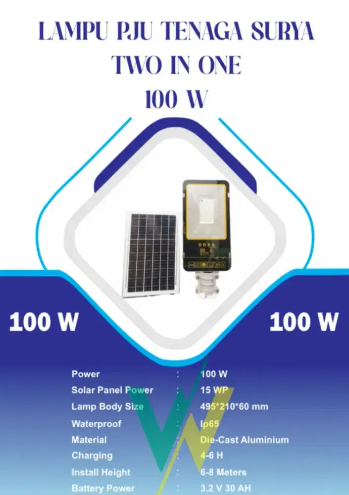 Lampu Tenaga Durya Two In One