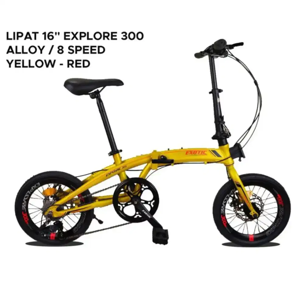 Dijual Murah sepeda lipat exotic explore 300