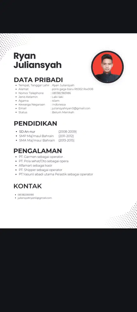 Mencari kerja ob apa yg lain juga boleh