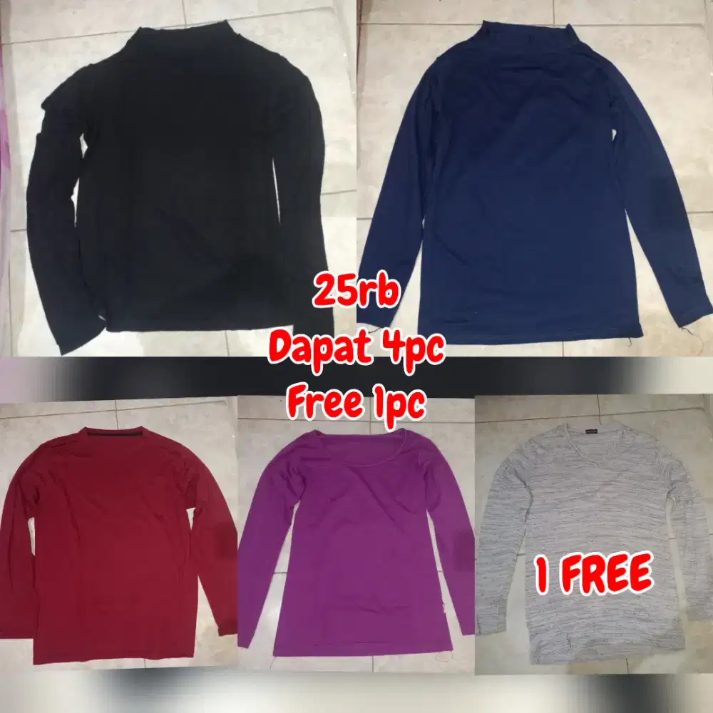 ATASAN WANITA 25rb dapat (4pcs) free 1